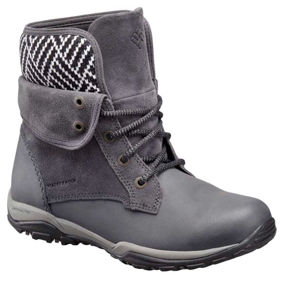 Columbia Women’s- Cityside Fold Waterproof BL1672089 Graphite-Grey Size: 8 - Picture 1 of 12